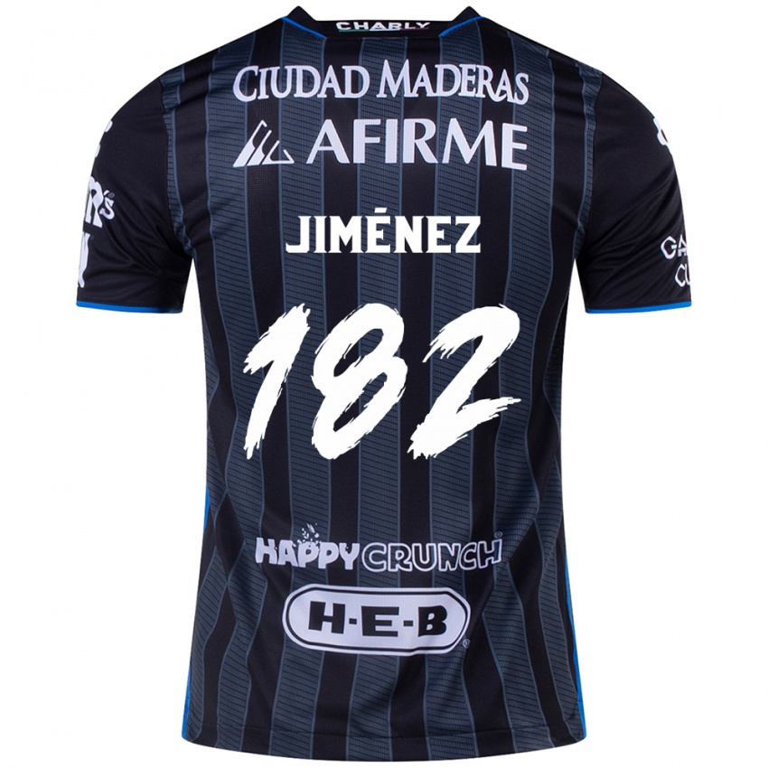 Niño Camiseta Carlos Jiménez #182 Blanco Negro 2ª Equipación 2024/25 La Camisa