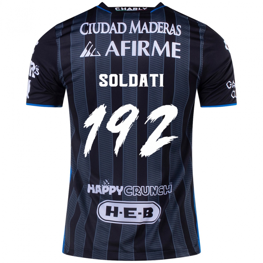 Niño Camiseta Carlo Soldati #192 Blanco Negro 2ª Equipación 2024/25 La Camisa