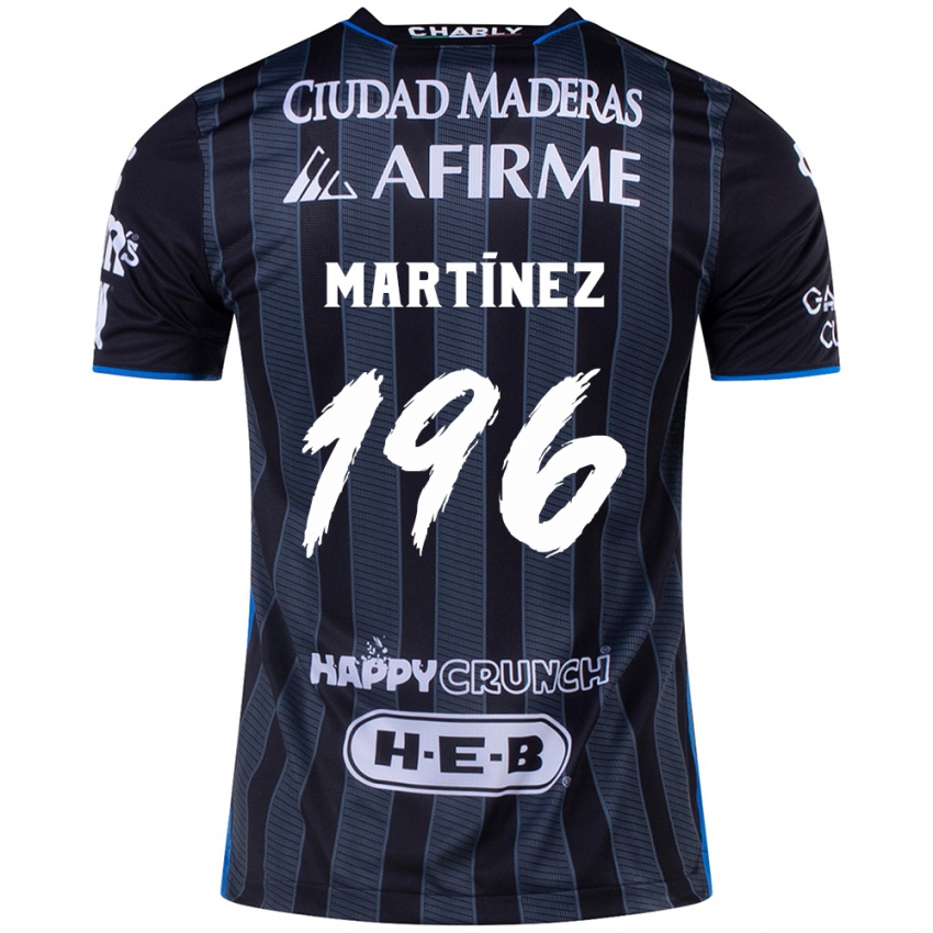 Niño Camiseta Diego Martínez #196 Blanco Negro 2ª Equipación 2024/25 La Camisa