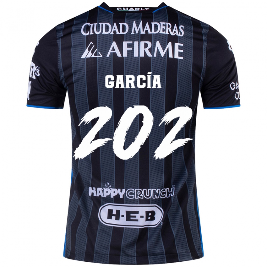 Niño Camiseta Diego García #202 Blanco Negro 2ª Equipación 2024/25 La Camisa