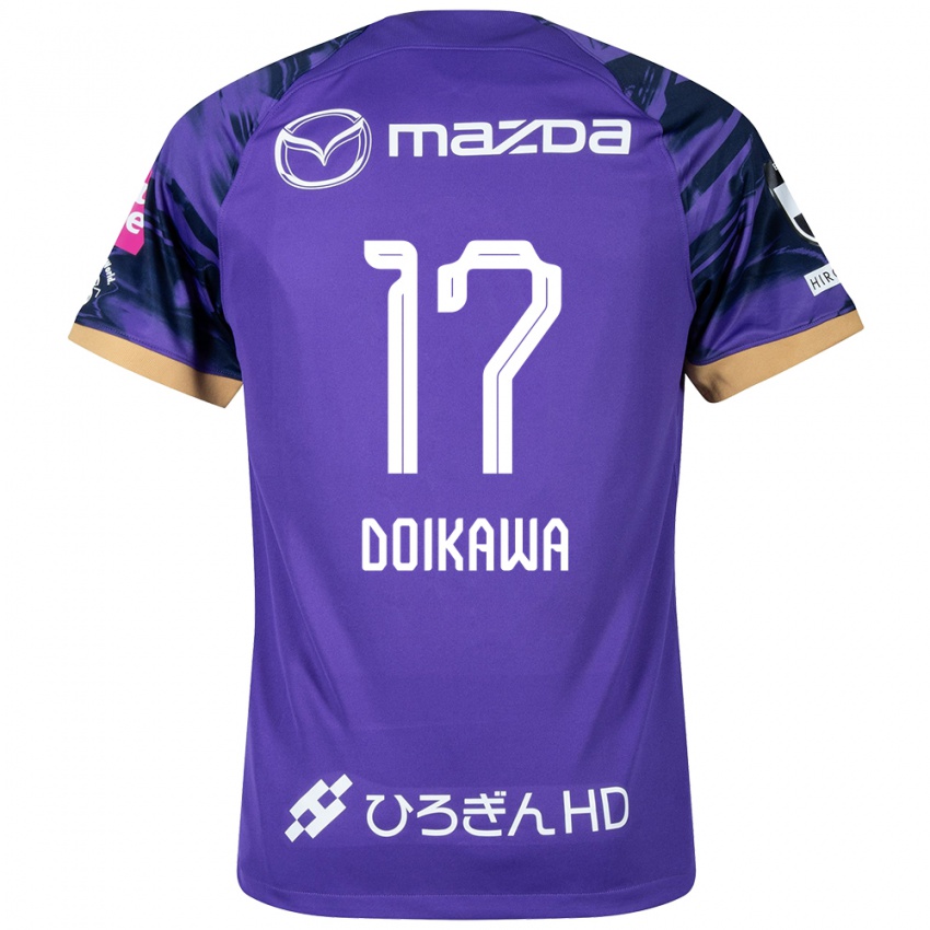 Hombre Camiseta Haruto Doikawa #17 Púrpura Blanco 1ª Equipación 2024/25 La Camisa