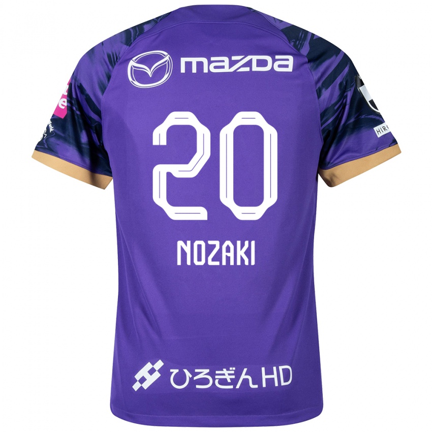 Hombre Camiseta Kota Nozaki #20 Púrpura Blanco 1ª Equipación 2024/25 La Camisa