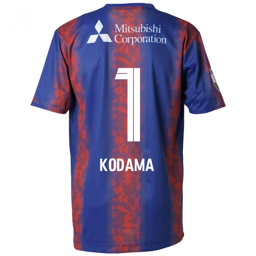 Hombre Camiseta Tsuyoshi Kodama #1 Azul Rojo 1ª Equipación 2024/25 La Camisa