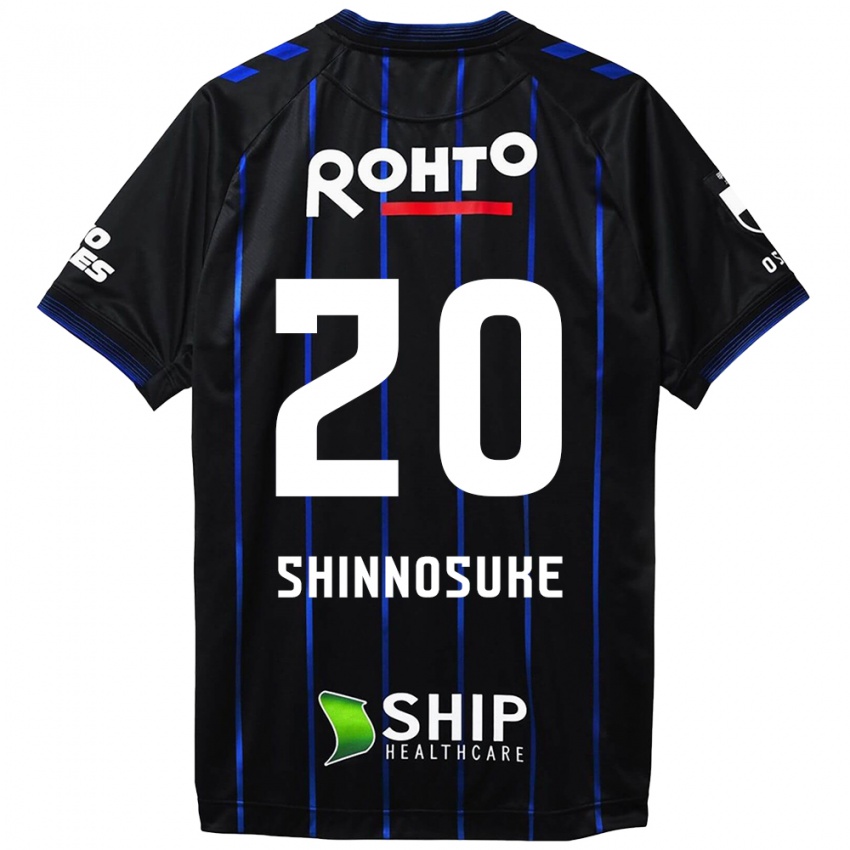 Hombre Camiseta Shinnosuke Nakatani #20 Azul Negro 1ª Equipación 2024/25 La Camisa