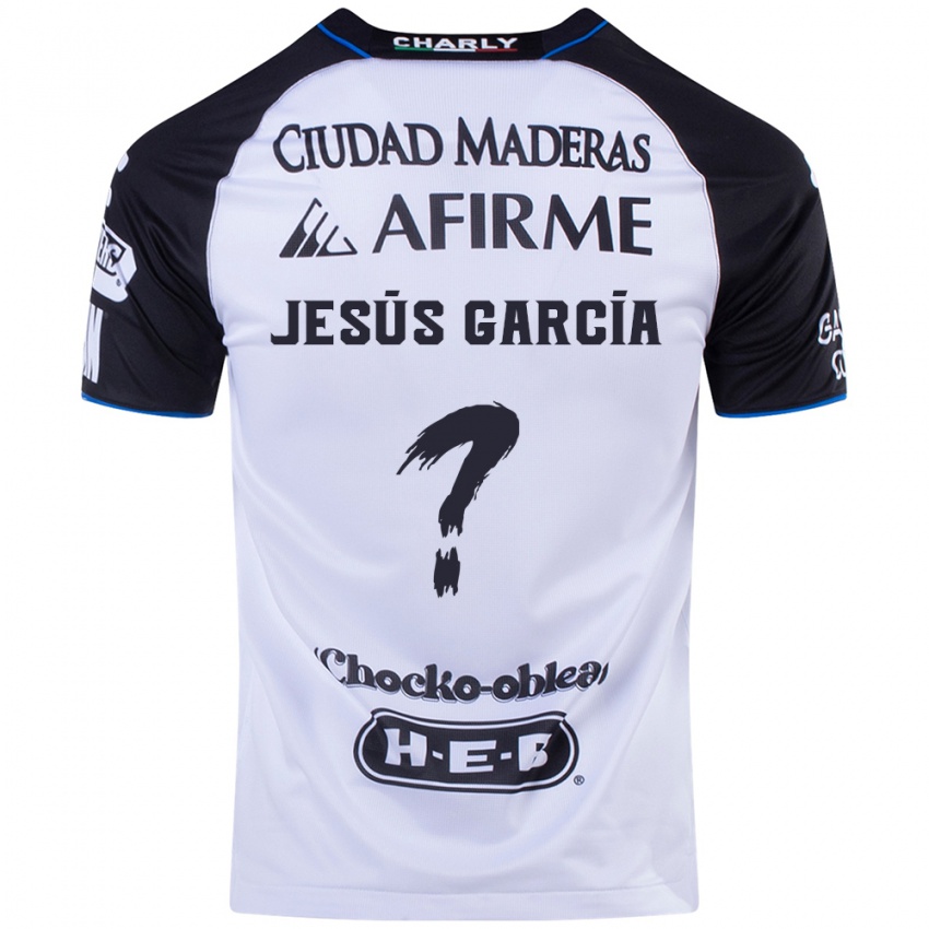 Hombre Camiseta Jesús García #0 Azul Negro 1ª Equipación 2024/25 La Camisa