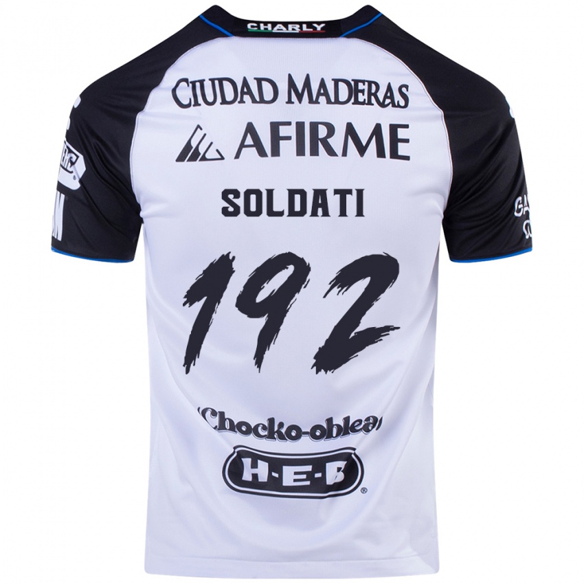 Hombre Camiseta Carlo Soldati #192 Azul Negro 1ª Equipación 2024/25 La Camisa