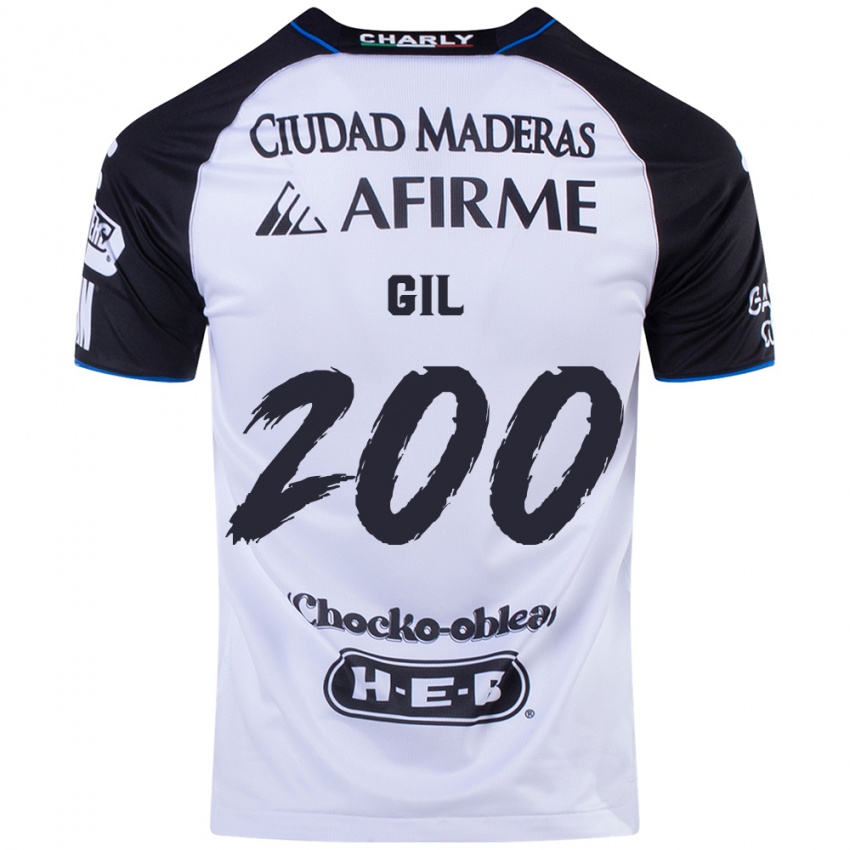 Hombre Camiseta Gerardo Gil #200 Azul Negro 1ª Equipación 2024/25 La Camisa