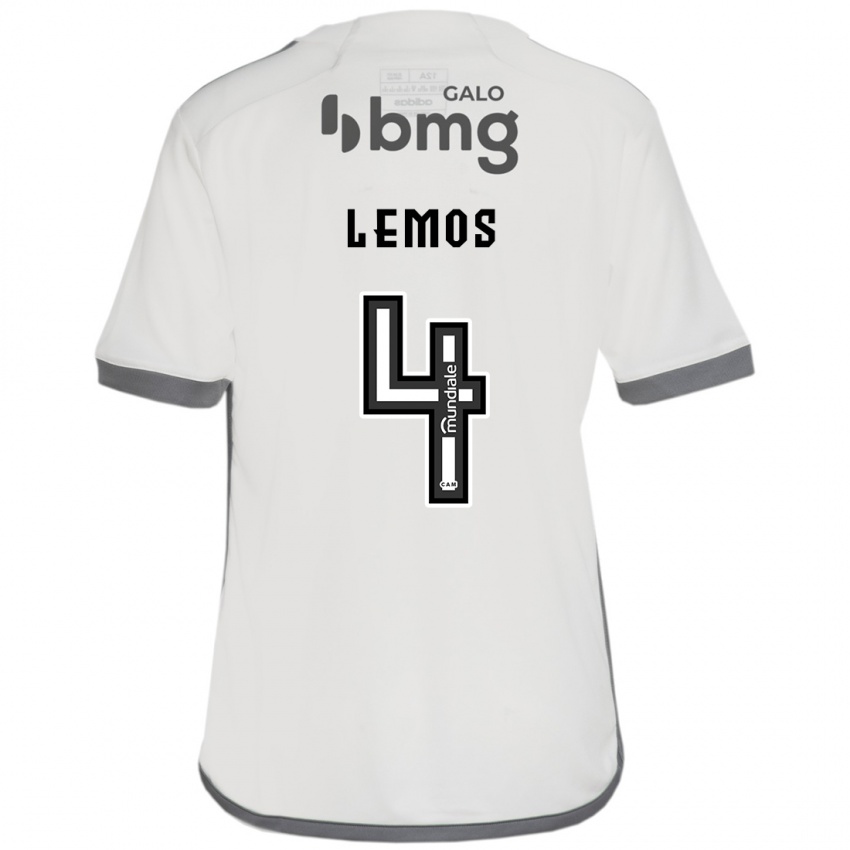 Hombre Camiseta Mauricio Lemos #4 Blanquecino 2ª Equipación 2024/25 La Camisa