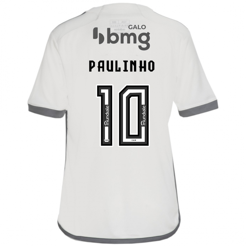 Hombre Camiseta Paulinho #10 Blanquecino 2ª Equipación 2024/25 La Camisa