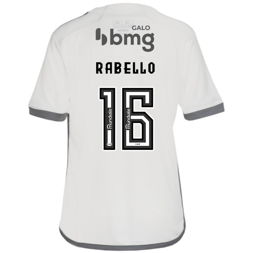 Hombre Camiseta Igor Rabello #16 Blanquecino 2ª Equipación 2024/25 La Camisa