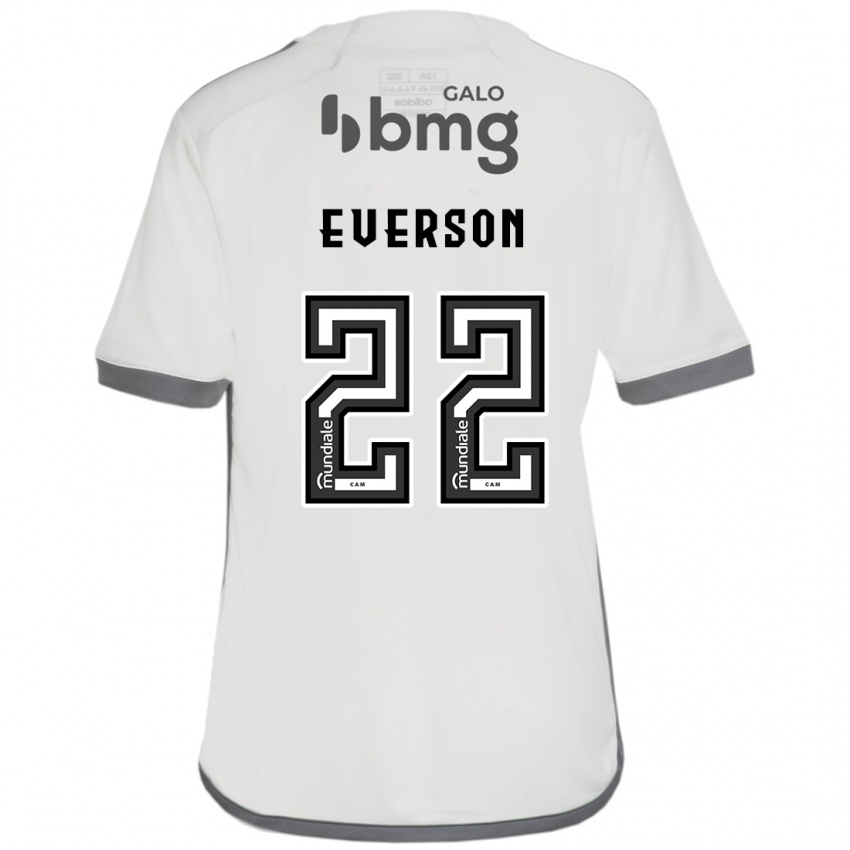 Hombre Camiseta Everson #22 Blanquecino 2ª Equipación 2024/25 La Camisa