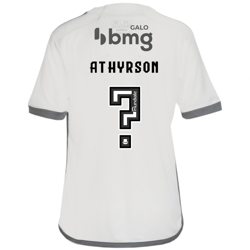 Hombre Camiseta Athyrson #0 Blanquecino 2ª Equipación 2024/25 La Camisa