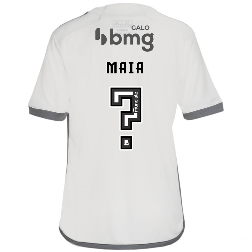 Hombre Camiseta Caio Maia #0 Blanquecino 2ª Equipación 2024/25 La Camisa