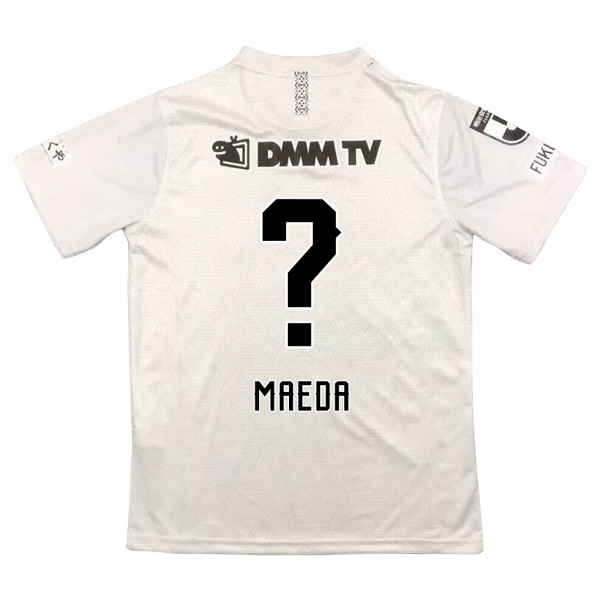 Hombre Camiseta Ichika Maeda #0 Gris Negro 2ª Equipación 2024/25 La Camisa