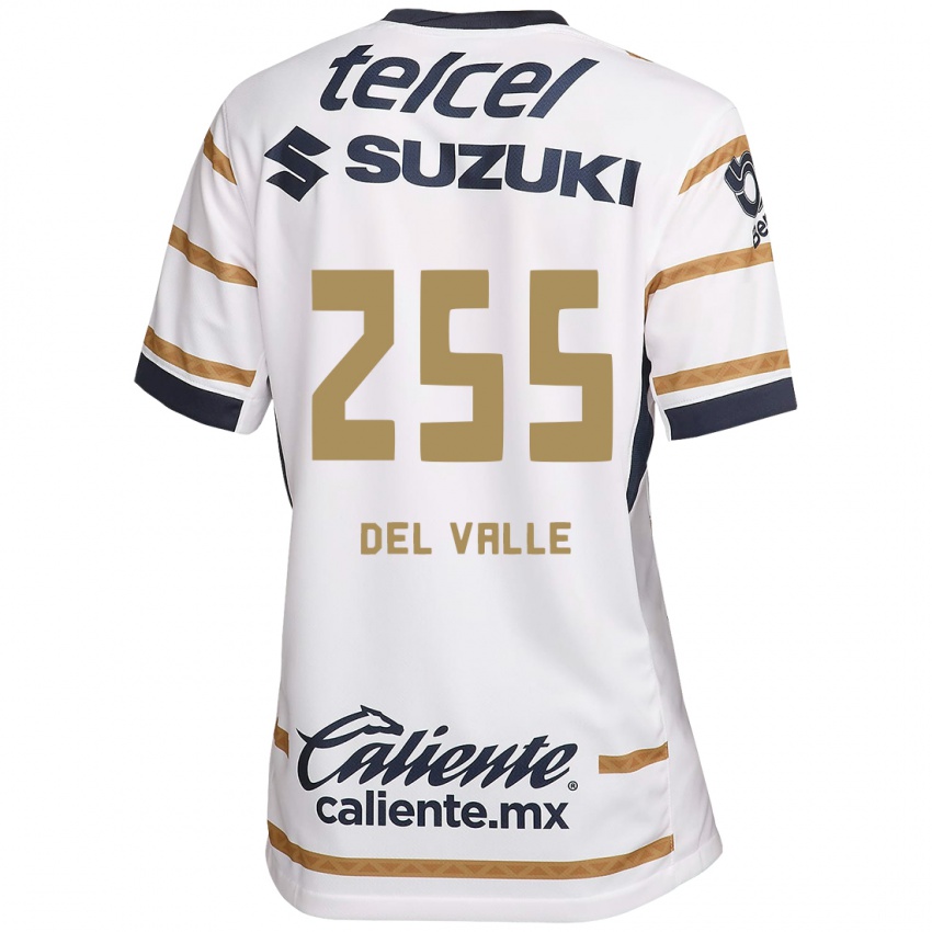 Mujer Camiseta Yonathan Del Valle #255 Obsidiana Blanca 1ª Equipación 2024/25 La Camisa