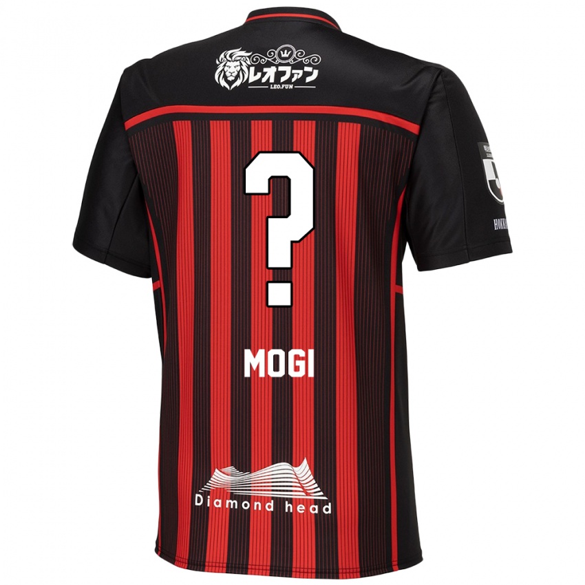 Mujer Camiseta Katsuyuki Mogi #0 Negro Rojo 1ª Equipación 2024/25 La Camisa