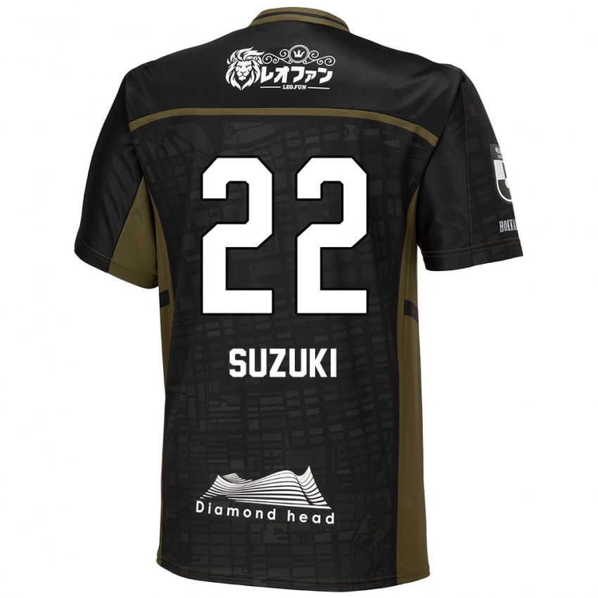 Mujer Camiseta So Suzuki #22 Verde Negro 2ª Equipación 2024/25 La Camisa