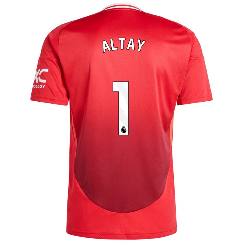 Niño Camiseta Altay Bayindir #1 Rojo Brillante 1ª Equipación 2024/25 La Camisa