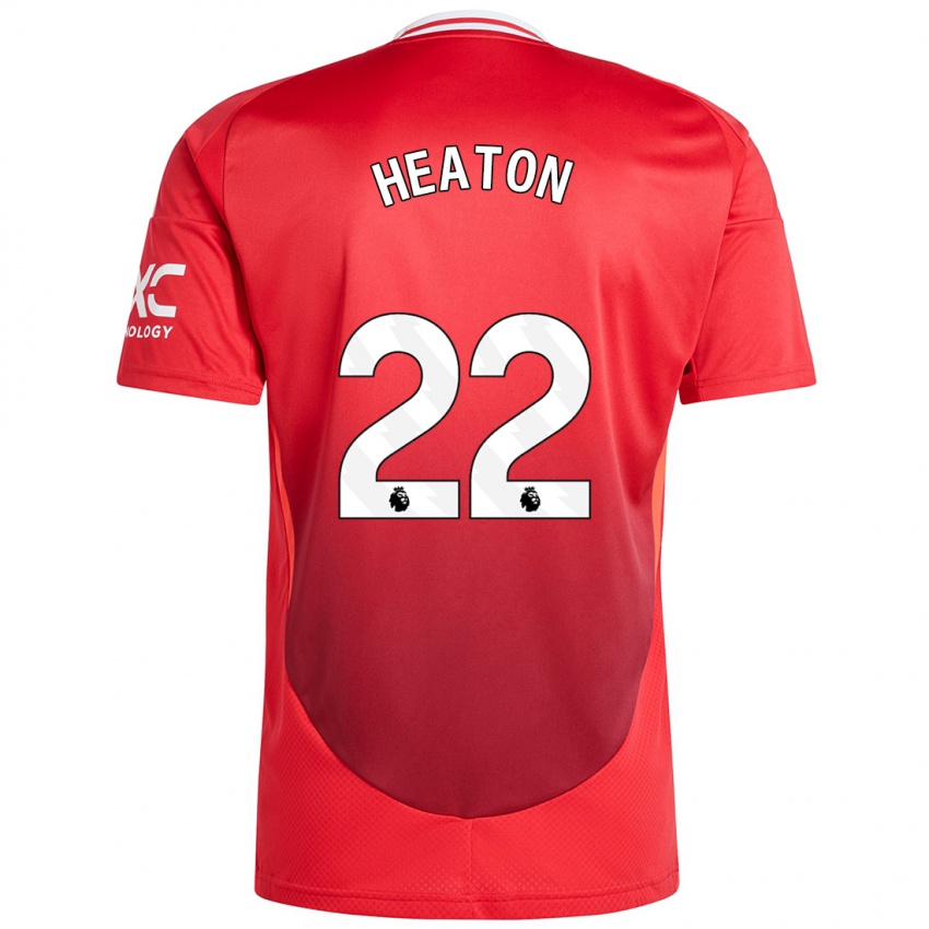 Niño Camiseta Tom Heaton #22 Rojo Brillante 1ª Equipación 2024/25 La Camisa