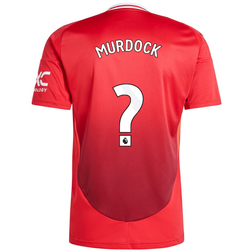 Niño Camiseta Will Murdock #0 Rojo Brillante 1ª Equipación 2024/25 La Camisa