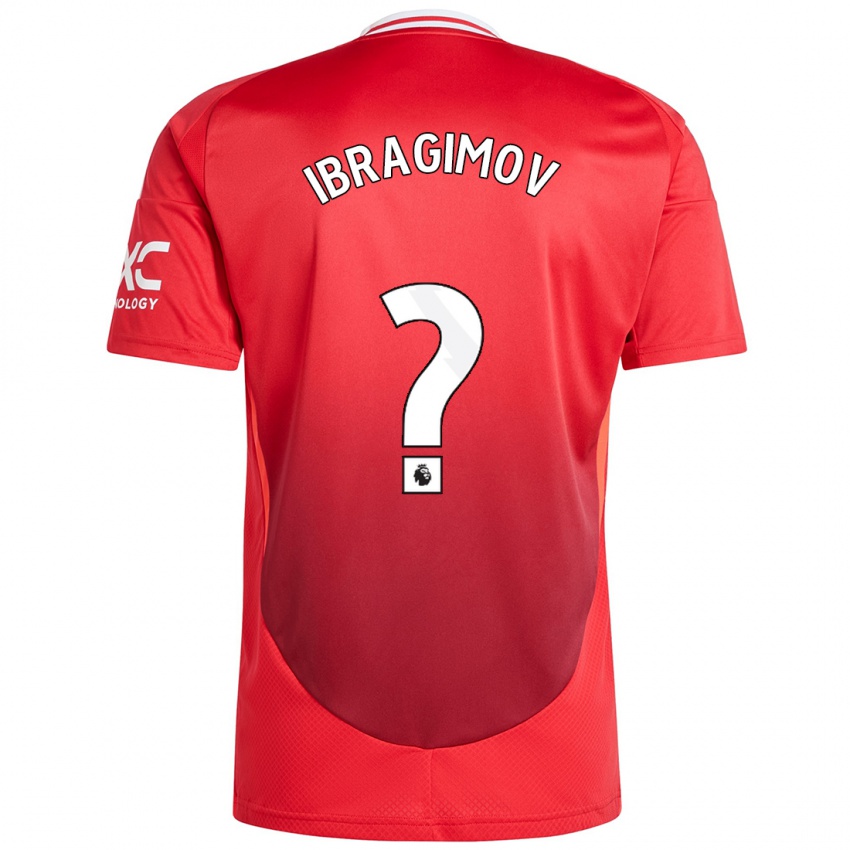 Niño Camiseta Amir Ibragimov #0 Rojo Brillante 1ª Equipación 2024/25 La Camisa