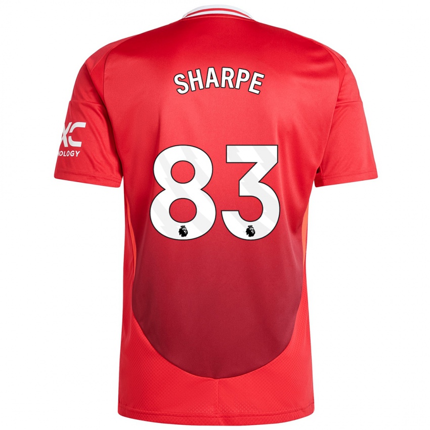 Niño Camiseta Malachi Sharpe #83 Rojo Brillante 1ª Equipación 2024/25 La Camisa