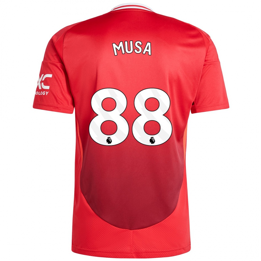 Niño Camiseta Victor Musa #88 Rojo Brillante 1ª Equipación 2024/25 La Camisa