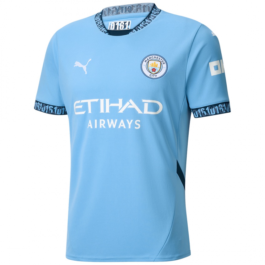 Niño Camiseta Phil Foden #47 Azul Marino 1ª Equipación 2024/25 La Camisa