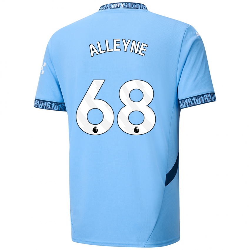 Niño Camiseta Max Alleyne #68 Azul Marino 1ª Equipación 2024/25 La Camisa