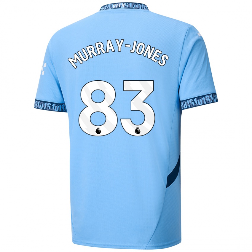 Niño Camiseta George Murray-Jones #83 Azul Marino 1ª Equipación 2024/25 La Camisa