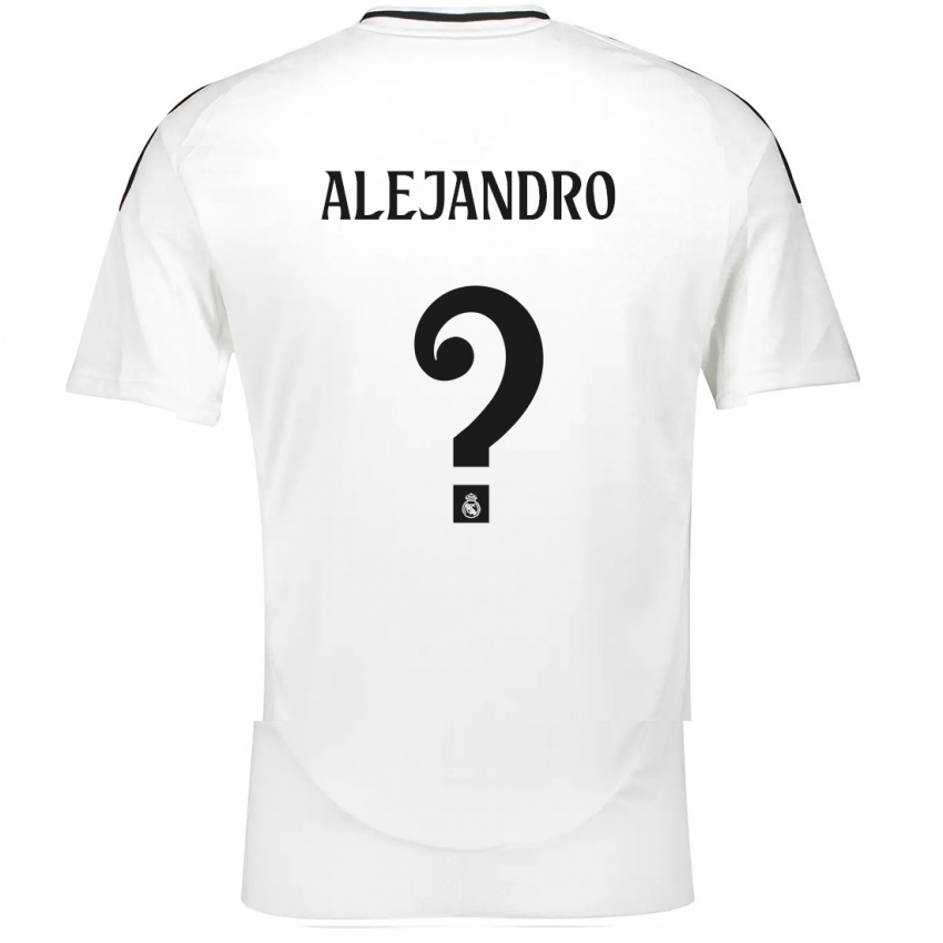 Niño Camiseta Alejandro Hernández #0 Blanco 1ª Equipación 2024/25 La Camisa