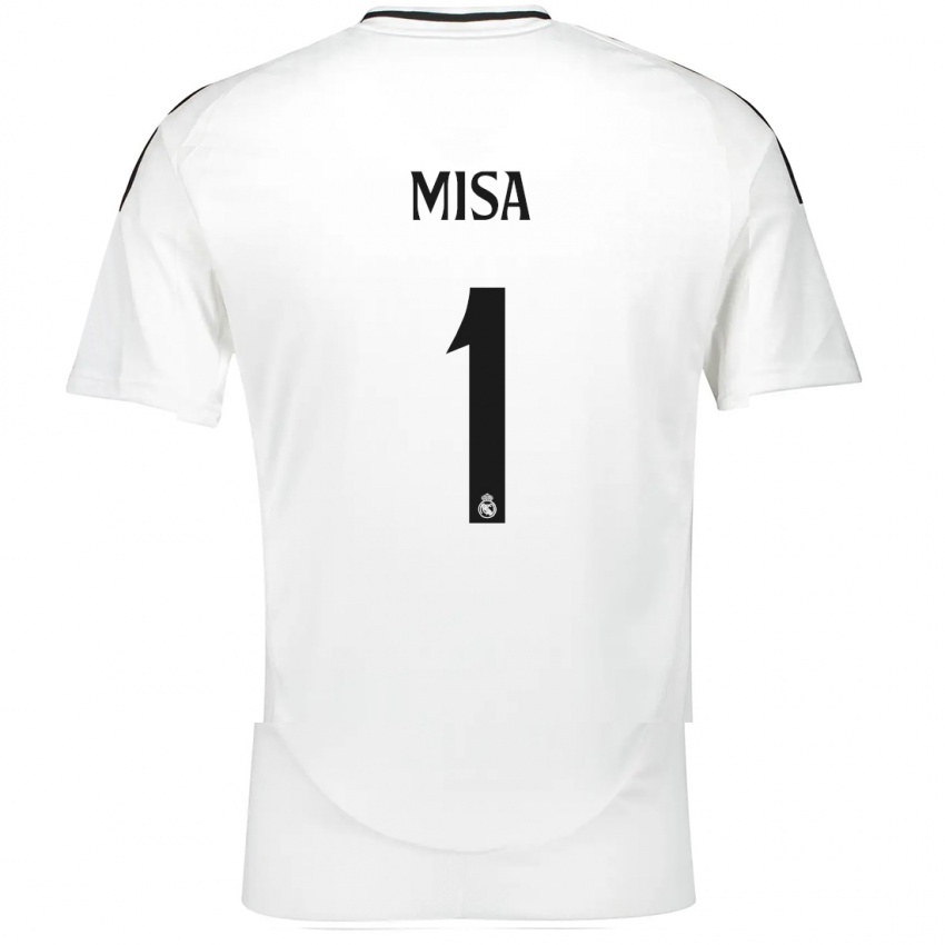 Niño Camiseta Misa Rodríguez #1 Blanco 1ª Equipación 2024/25 La Camisa