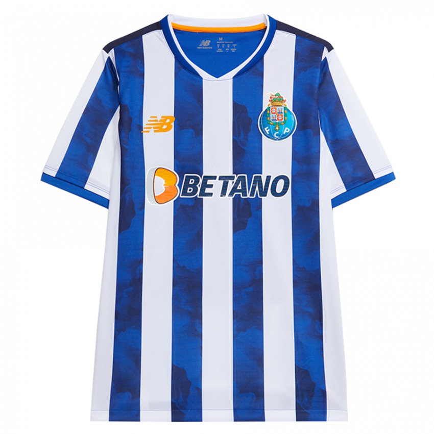 Niño Camiseta Nilton #85 Azul Blanco 1ª Equipación 2024/25 La Camisa