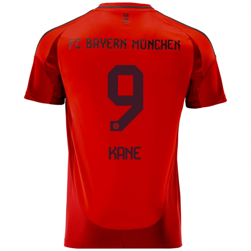 Niño Camiseta Harry Kane #9 Rojo 1ª Equipación 2024/25 La Camisa