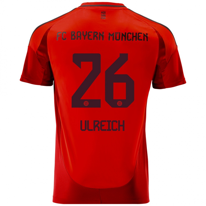 Niño Camiseta Sven Ulreich #26 Rojo 1ª Equipación 2024/25 La Camisa