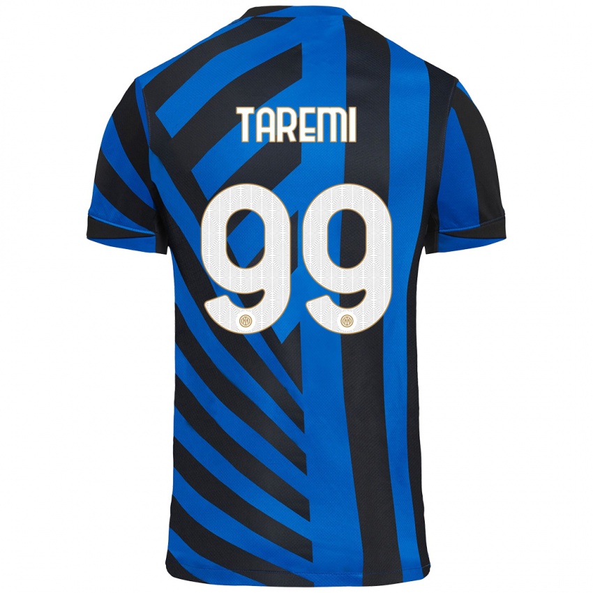 Niño Camiseta Mehdi Taremi #99 Azul Negro 1ª Equipación 2024/25 La Camisa