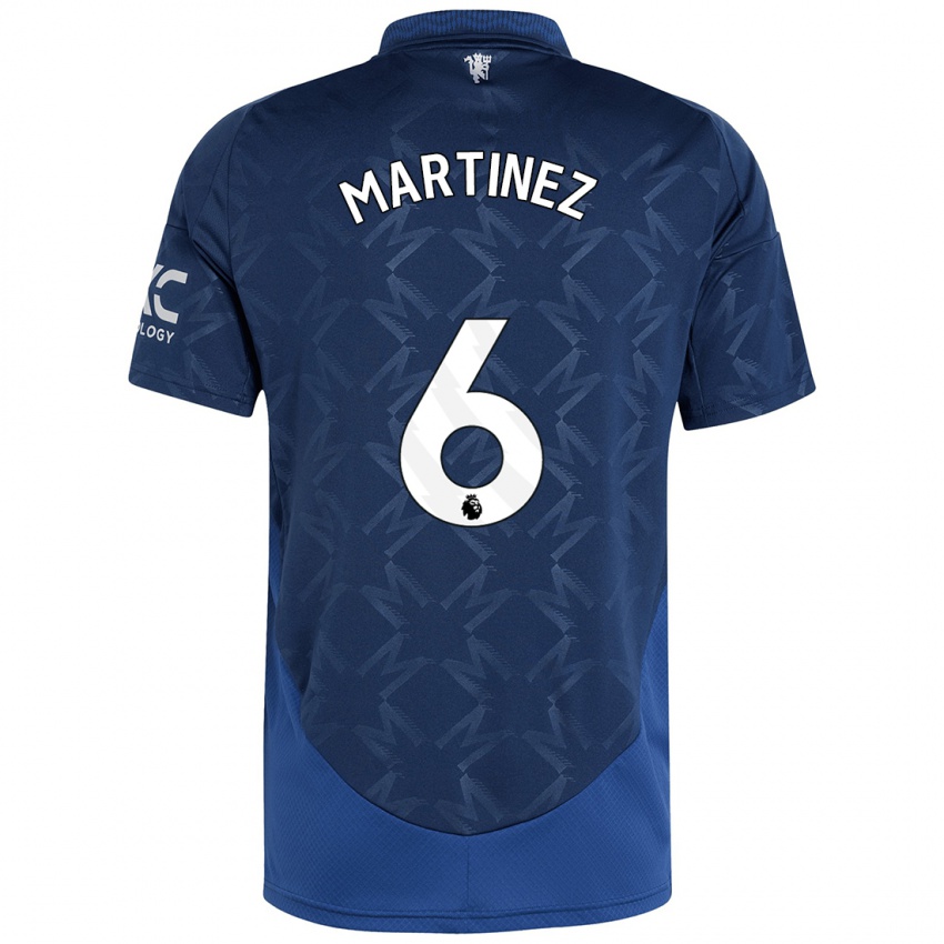 Niño Camiseta Lisandro Martínez #6 Índigo 2ª Equipación 2024/25 La Camisa