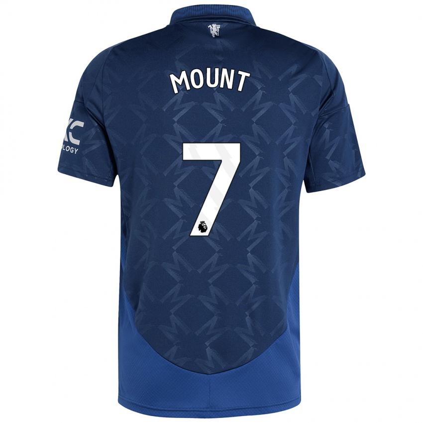 Niño Camiseta Mason Mount #7 Índigo 2ª Equipación 2024/25 La Camisa