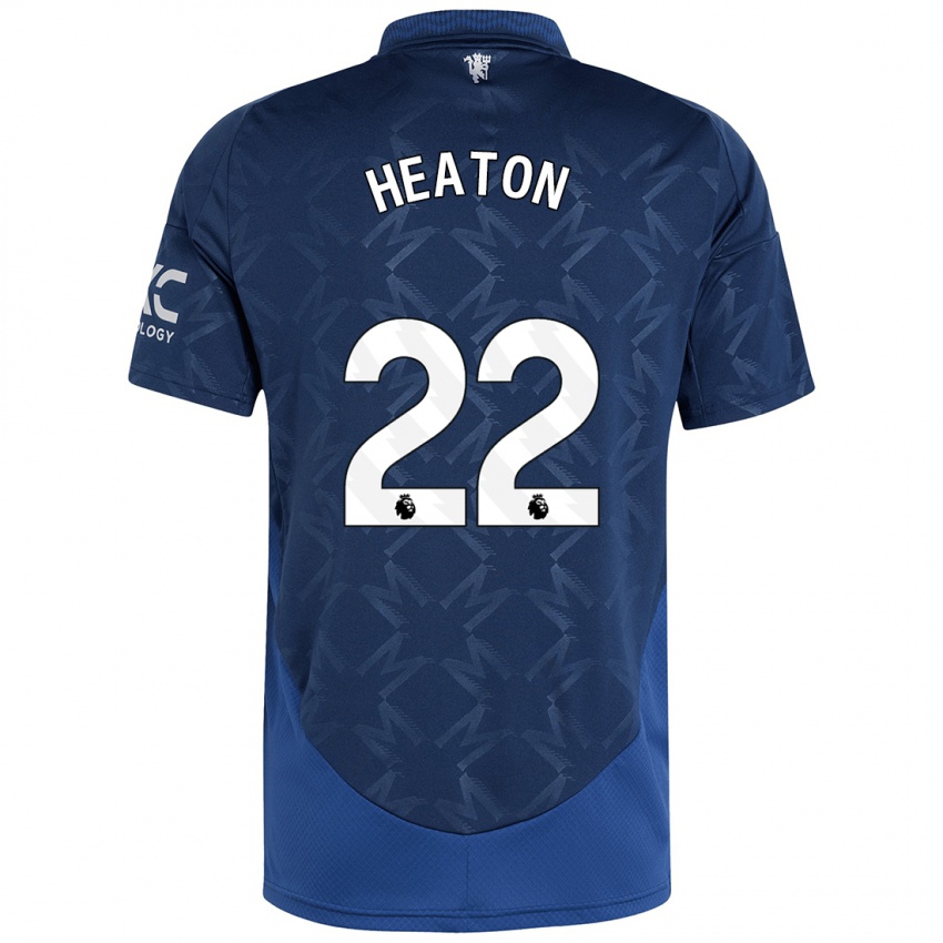 Niño Camiseta Tom Heaton #22 Índigo 2ª Equipación 2024/25 La Camisa