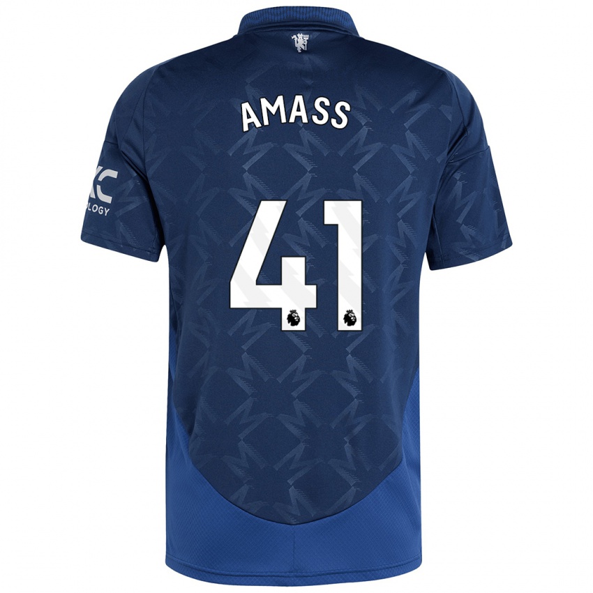 Niño Camiseta Harry Amass #41 Índigo 2ª Equipación 2024/25 La Camisa