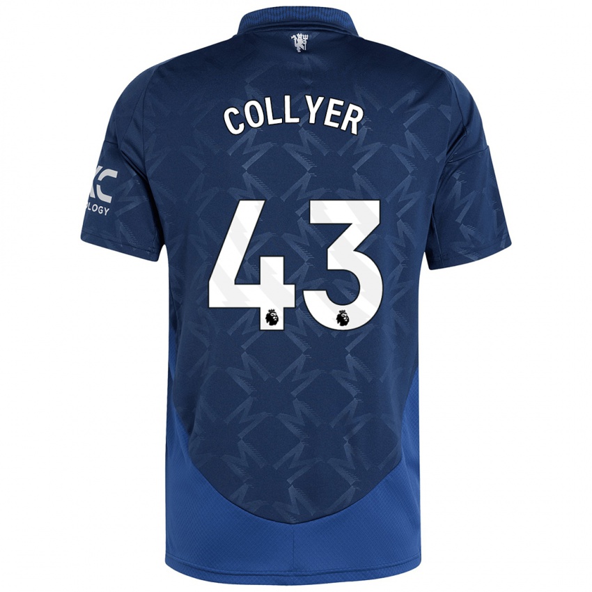 Niño Camiseta Toby Collyer #43 Índigo 2ª Equipación 2024/25 La Camisa