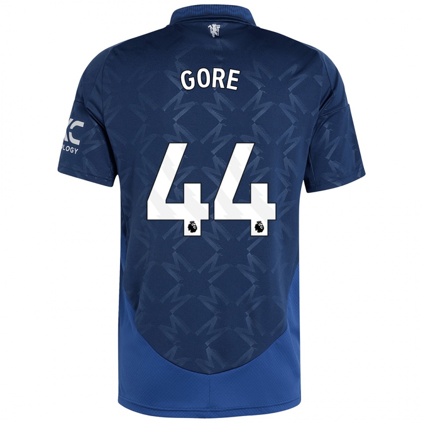 Niño Camiseta Daniel Gore #44 Índigo 2ª Equipación 2024/25 La Camisa