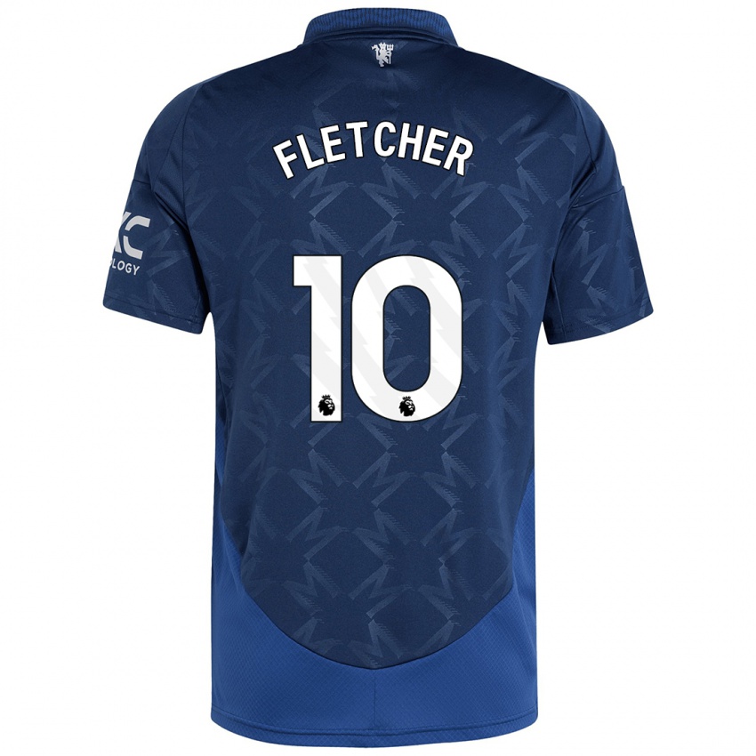 Niño Camiseta Jack Fletcher #10 Índigo 2ª Equipación 2024/25 La Camisa