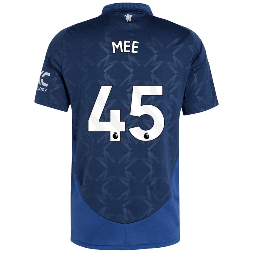 Niño Camiseta Dermot Mee #45 Índigo 2ª Equipación 2024/25 La Camisa