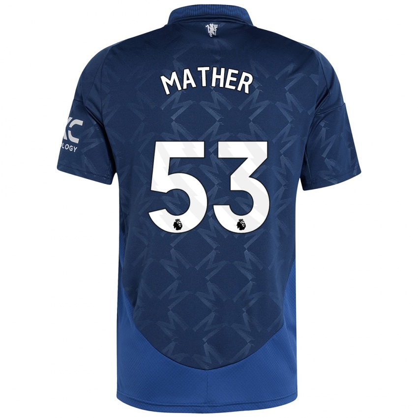 Niño Camiseta Sam Mather #53 Índigo 2ª Equipación 2024/25 La Camisa