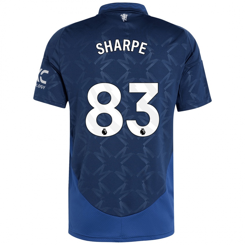 Niño Camiseta Malachi Sharpe #83 Índigo 2ª Equipación 2024/25 La Camisa