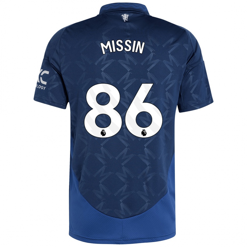 Niño Camiseta Ashton Missin #86 Índigo 2ª Equipación 2024/25 La Camisa