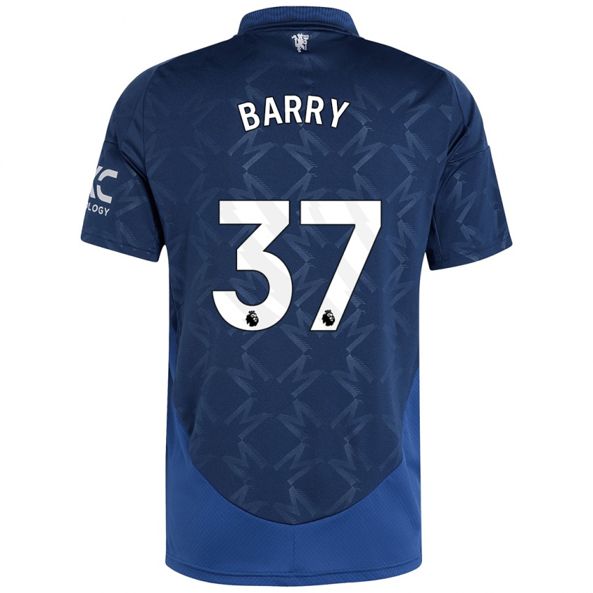 Niño Camiseta Keira Barry #37 Índigo 2ª Equipación 2024/25 La Camisa