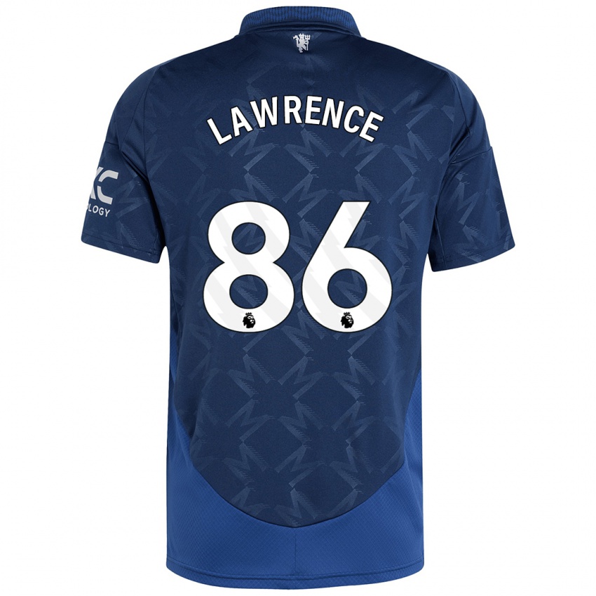 Niño Camiseta Marcus Lawrence #86 Índigo 2ª Equipación 2024/25 La Camisa