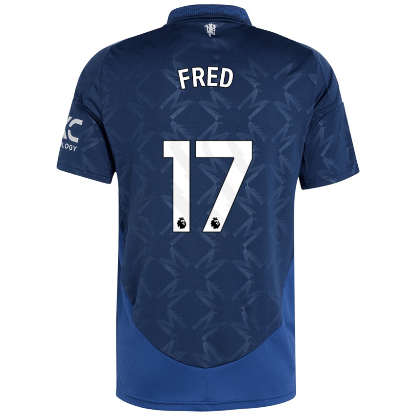 Niño Camiseta Fred #17 Índigo 2ª Equipación 2024/25 La Camisa